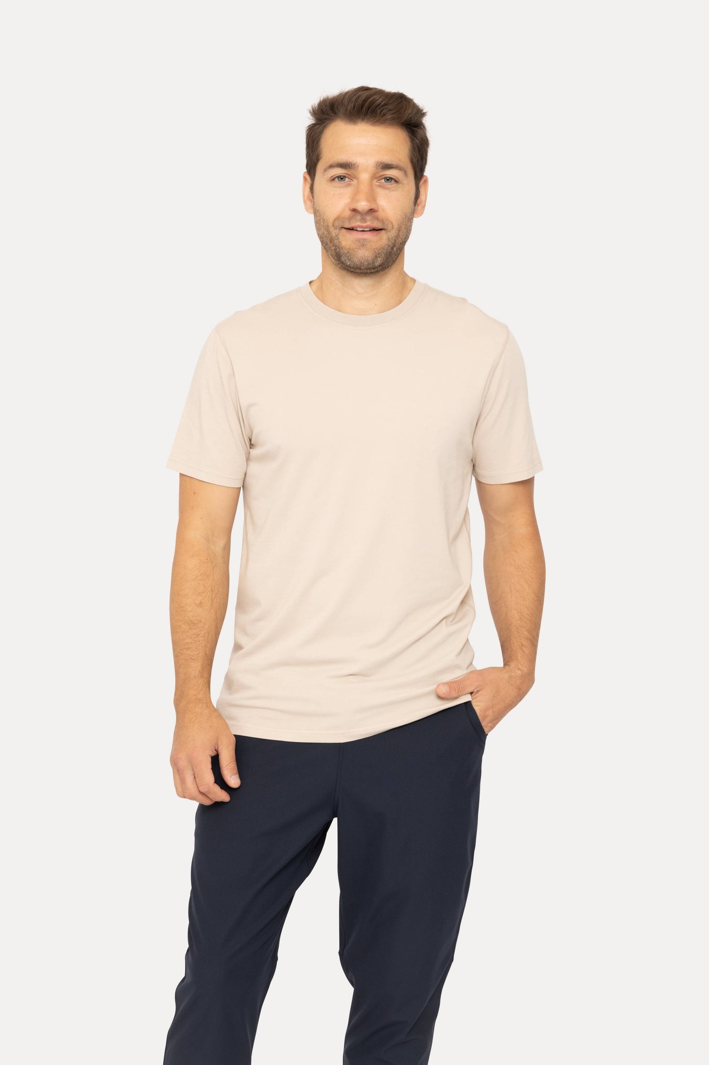 Pima Cotton Blend Short Sleeve Tee