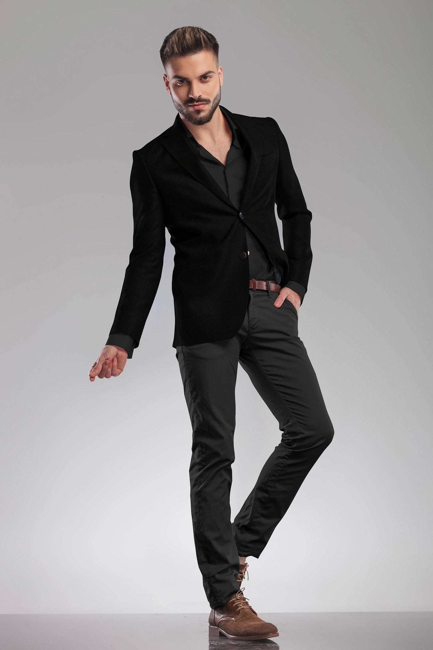 Black Slim Fit Blazer