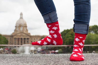 Canada Maple Leaf Socks