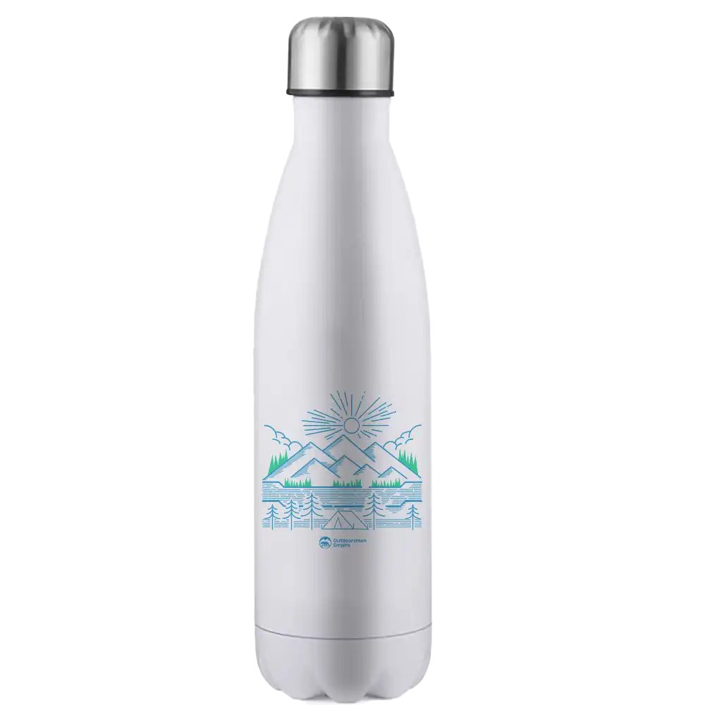 Camping Lines 17oz Stainless Water Bottle