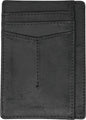 Leather Card Holder Wallet - Black (Vintage)