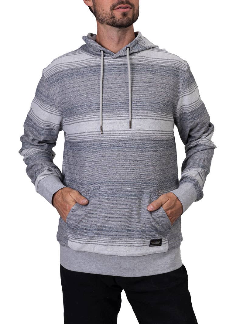 STRIPE FRENCH TERRY HOODIE