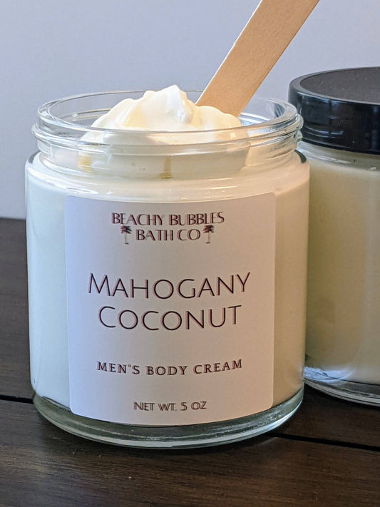 Mahogany Coconut Men's Body Cream