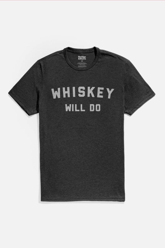 Men's Whiskey Will Do Tee / Black