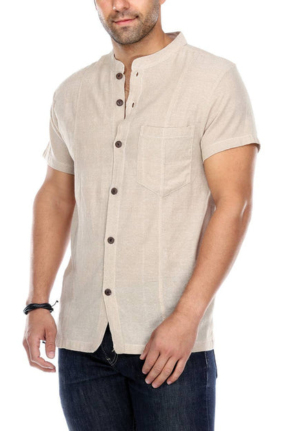 Button Up Shirt Solid Color